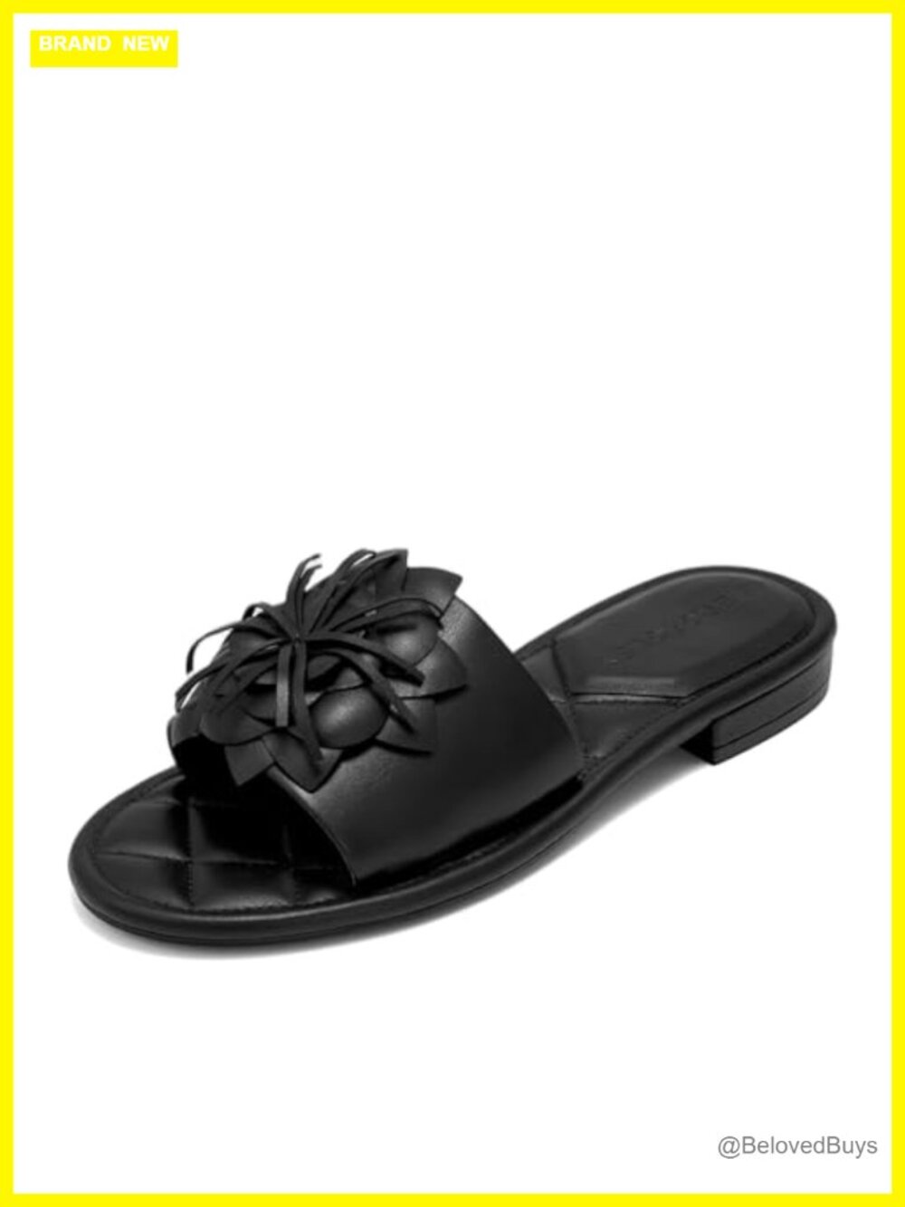 Aerosoles Women's Begonia Flat Slide Sandals Faux Leather OrthoLite